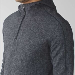 Lululemon Surge Herringbone Quarter-Zip Hoodie